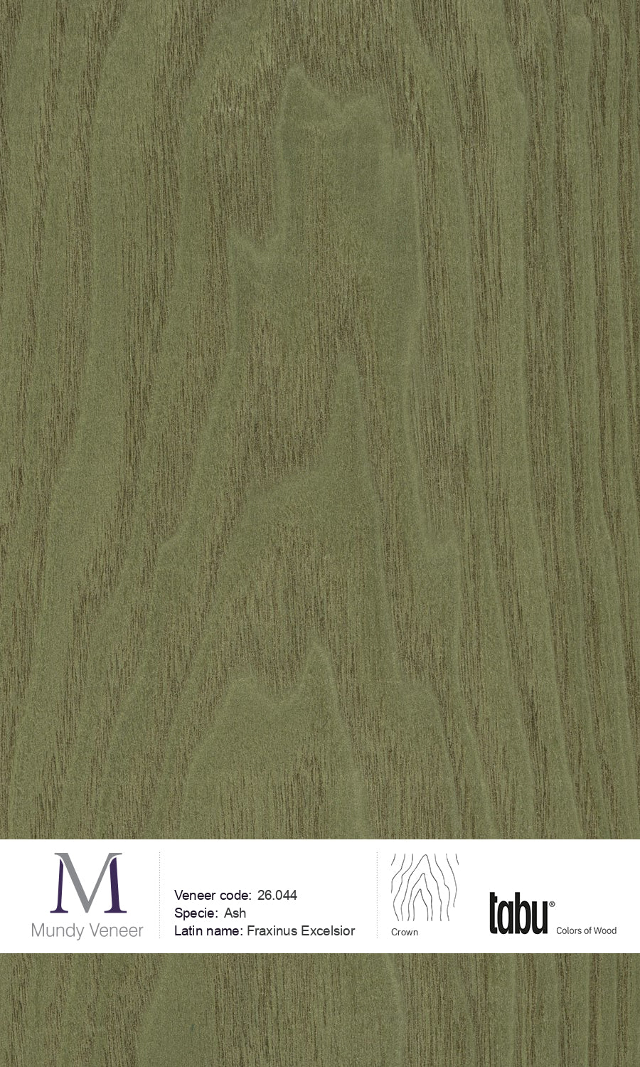 Green stained ash