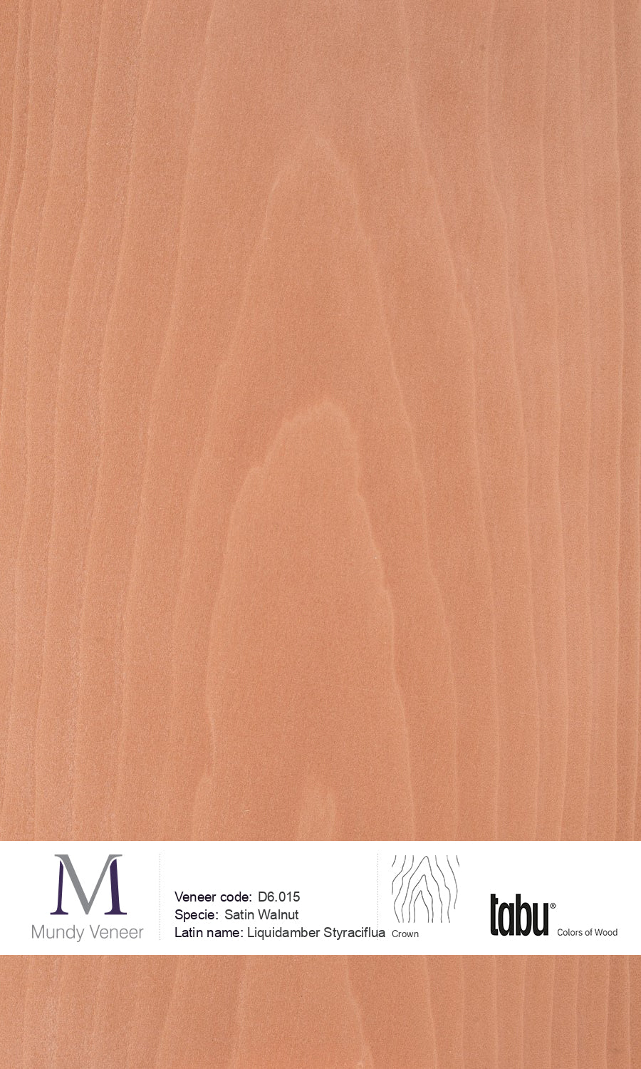 D6.015, Satin Walnut